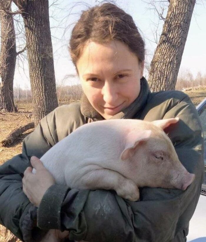 Ірина Данильченко, фермерка з Чернігівщини, реалізувала проєкт з вирощування поросят