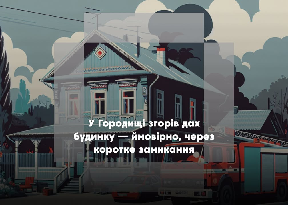 Пожежа в житловому будинку в Батуринській громаді: знищено покрівлю та перекриття