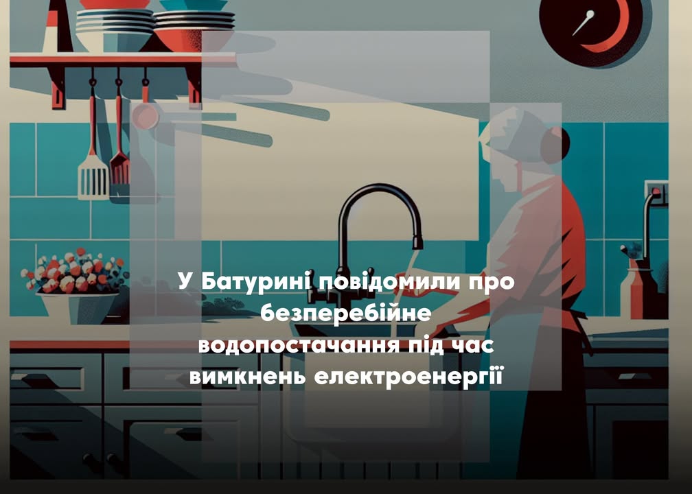 У Батурині водопостачання працюватиме навіть у разі повного блекауту