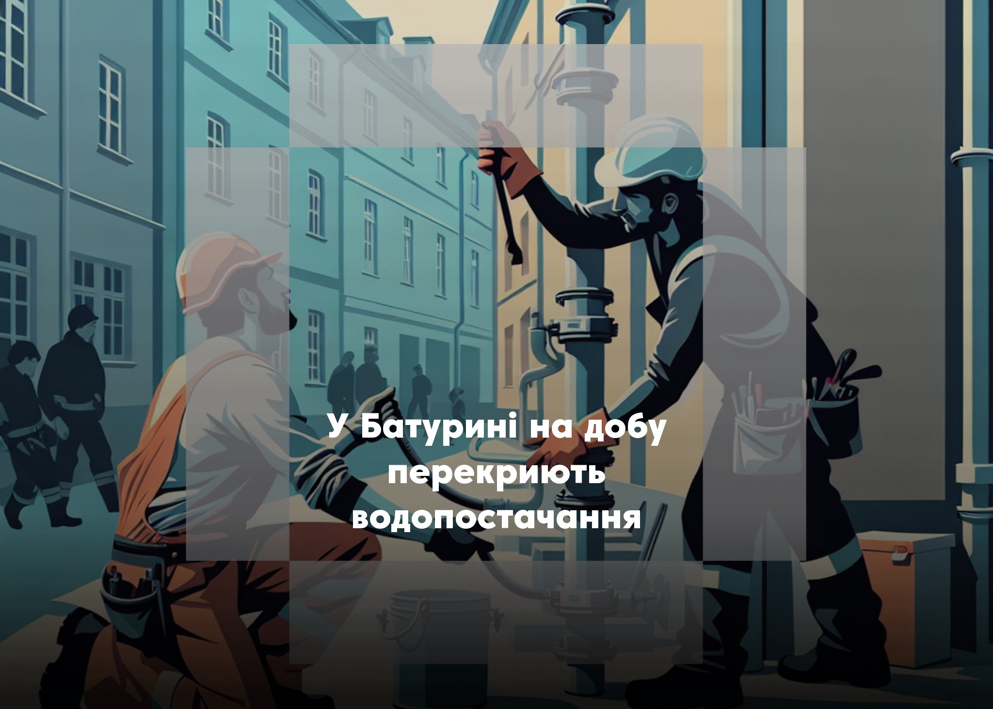 У Батурині тимчасово обмежать водопостачання на двох вулицях